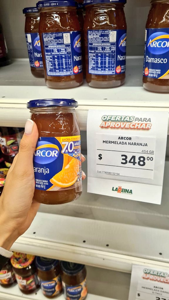 PreciosRosario2's tweet photo. #PaseandoPorElSuper 🛒👫
Volvimos al súper después de que estén cerrados por el 1° de Mayo
💰 $119,99 Polenta #PrestoPronta
💰 $172,36 Limpiapisos #Cif
💰 $302,00 Jabón Líquido #Rexona
💰 $348,00 Mermelada #Arcor
📍 @super_lareina (Bv. Oroño)
#FotoTestigo 📸 https://t.co/MDC2Vkwezl