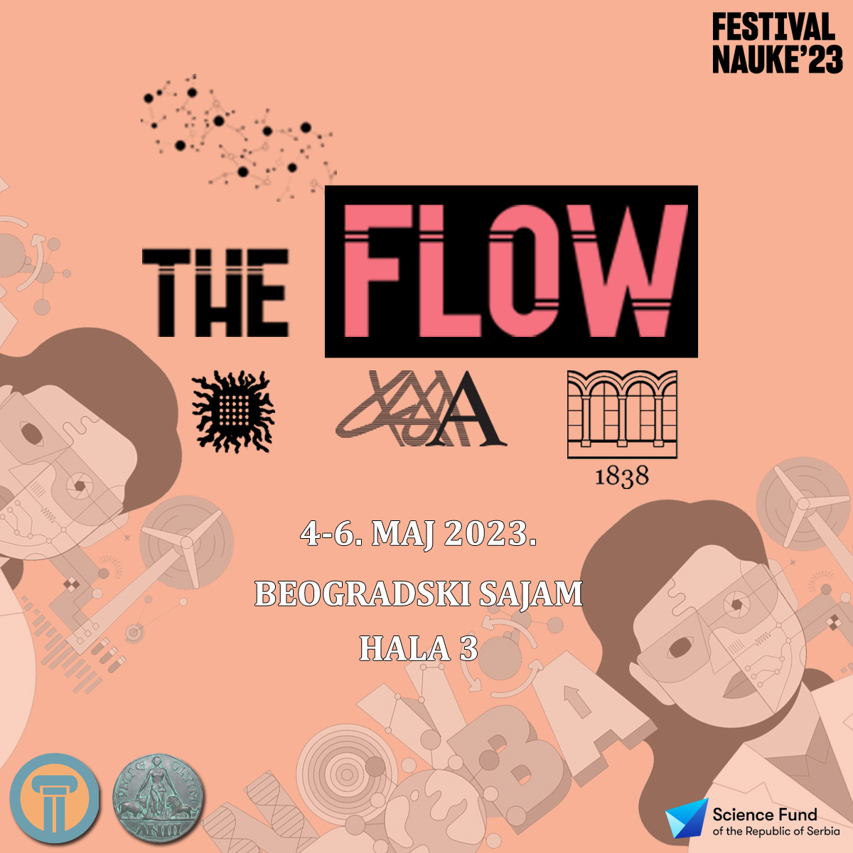 theFLOWserbia's tweet photo. @arheoinst na @festivalnauke
#THE_FLOW
#programideje
#fondzanauku https://t.co/A19VchZTr7