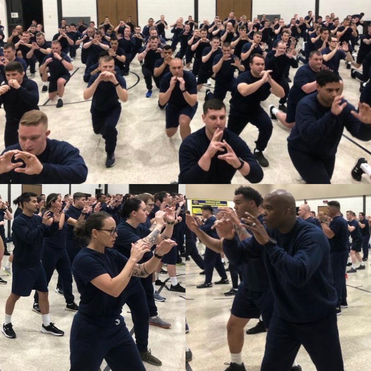 IndianaLawEnfo1's tweet photo. Day 2 began with a PT session, an hour before sunrise.🌞
#ileabasicclass230 #riseandshine #beforebreakfast #staystrong #doitright #IndianaPolice #fitforduty https://t.co/uL8k4YdbNV