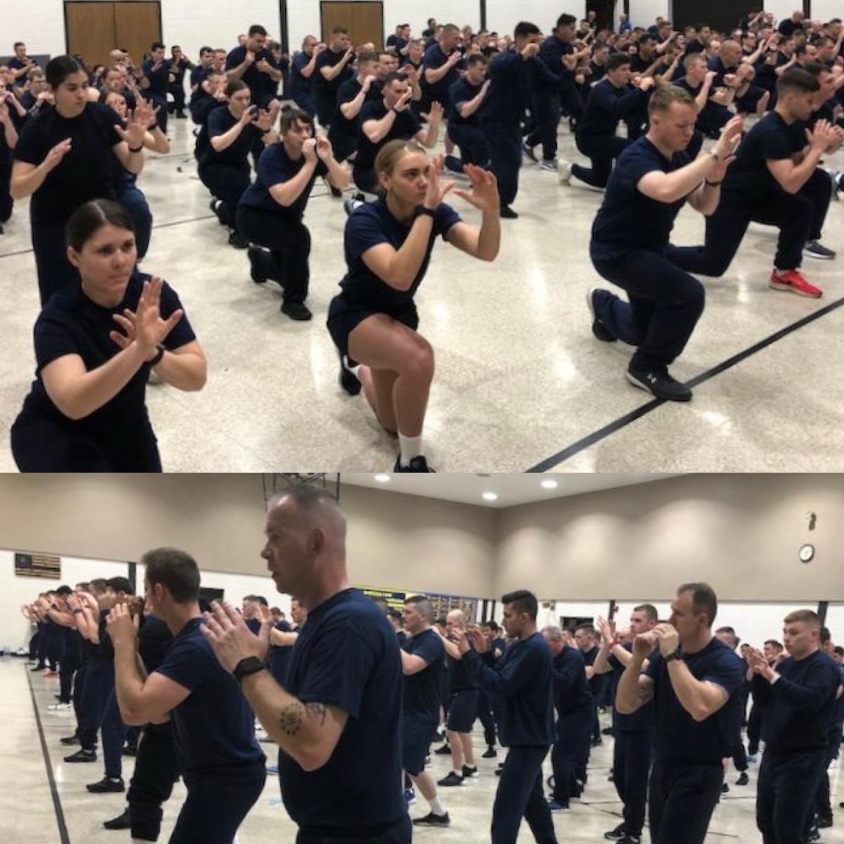 IndianaLawEnfo1's tweet photo. Day 2 began with a PT session, an hour before sunrise.🌞
#ileabasicclass230 #riseandshine #beforebreakfast #staystrong #doitright #IndianaPolice #fitforduty https://t.co/uL8k4YdbNV