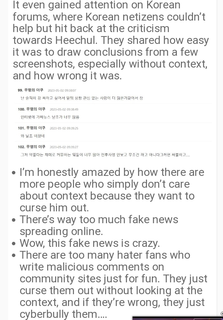 Michonne_SJ's tweet photo. Por si hacía falta más aclaraciones, acá tienen otro artículo aclarando las acusaciones falsas sobre Heechul.

ELF es importante que den rt y comenten en el post mencionado!

https://t.co/GOJhbb3t6s

#SUPERJUNIOR #HEECHUL #슈퍼주니어 https://t.co/dmtHtUmuq1
