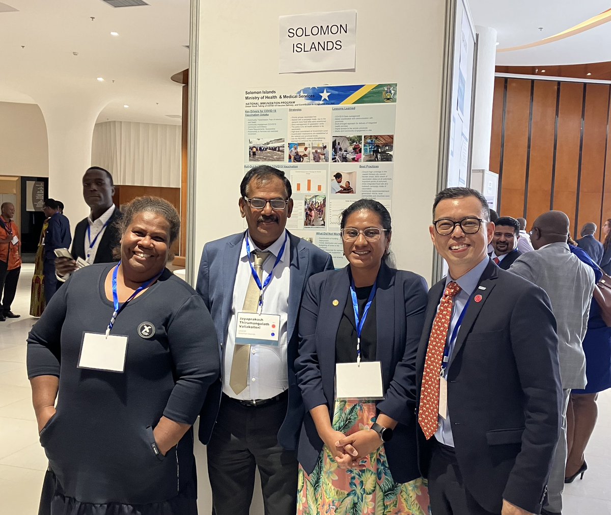 GaviDerrick's tweet photo. Great to hear how countries like Solomon Islands protected their communities from #COVID19 Many had competing health priorities and weakened health systems due to the pandemic. Pleased that targeted support, from  @Gavi  @WHO @UNICEF helped countries. https://t.co/SFKiWSPJhV