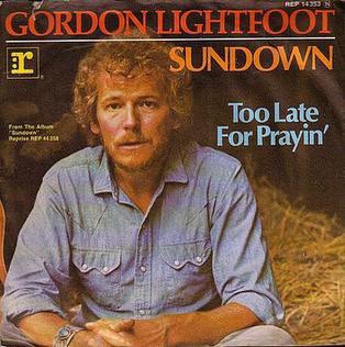 Rest in peace, dear Gordon Lightfoot. Thanks, especially, for the “Sundown” album, which got me through countless dark days and nights, and continues to propel me down that carefree highway.

#GordonLightfoot