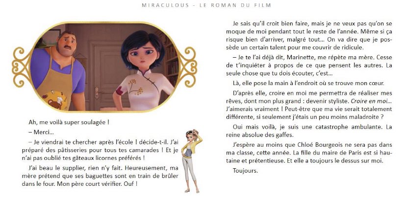 Miraculous - Le roman du film