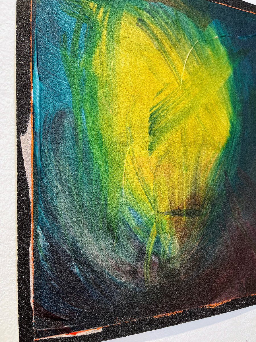 New work: Tender, 2023, acrylic on sandpaper, 28x23cm 

#workonpaper #painting #abstract #art #gesturalpainting #abstractart #gesturalabstraction #nonobjectivepainting #sandpaperpainting 
#abex #abstractexpressionism 
#buyart #ownart #glow
