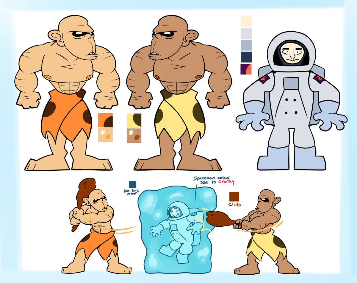 schwanimation's tweet photo. Character designs for the last "Break the Ice" #schweekly! https://t.co/hfXJCmuIiU