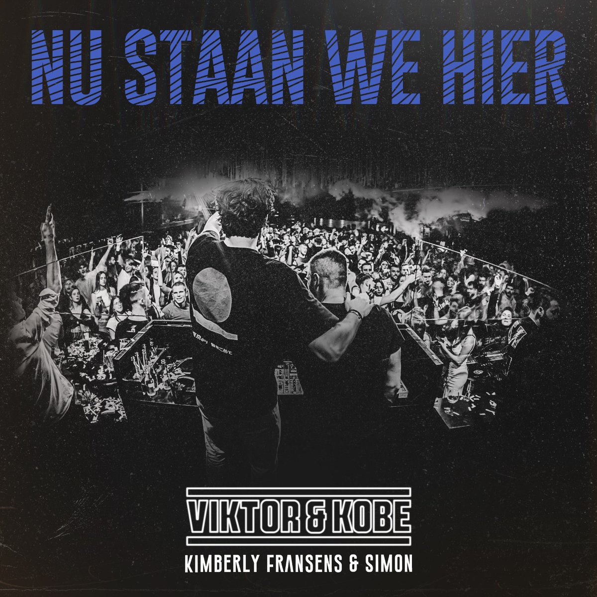 BAASboekingen's tweet photo. De nieuwe single van Viktor &amp; Kobe 'Nu Staan We Hier' is nu overal te beluisteren. Voor deze track gebruikten ze de bekende melodie van ‘Jump For Joy’ van 2 Unlimited én ze wisten de stemmen te strikken van Kimberly Fransens en Simon.
Je vindt 'm hier: https://t.co/6hG0gCyMHN https://t.co/mXSLuTTI92