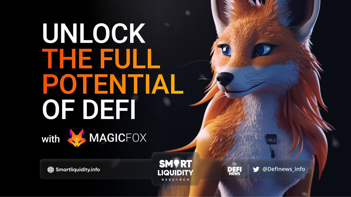 🦊@Magicfoxfi in a nut shell🥜

✅DEX, Optimizer & B2B services
⛓Multichain
💡Novel ve(3,3) tokenomics
🔑Highest security standards
💰Earn revenue share + bribes
🗳Voting rights
✨ZAP, FIAT gateway, integrated bridge 

⏰Token sale starts on 8.5.

⬇️INFO
go.magicfox.fi/magic-fox-info