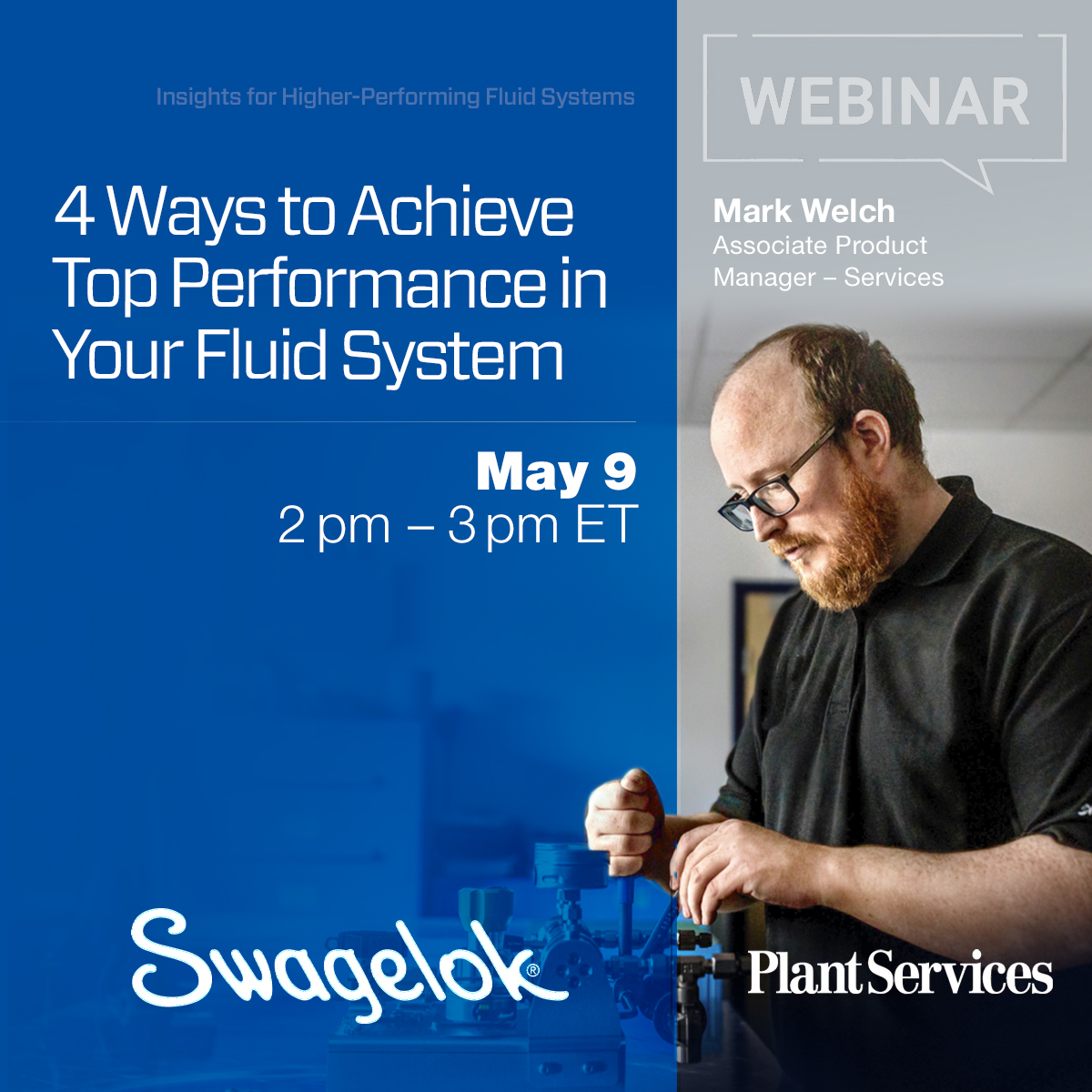 Swagelok's tweet image. Need more efficient and effective means of reducing #fluidsystem operation and costs? Register for our #webinar with @PlantServices as we discuss ways to protect your team members, system, and reputation from potential safety incidents. bit.ly/3nll20E