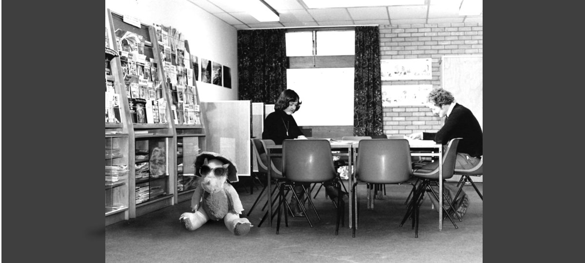 RHC_Library's tweet photo. May is #LocalHistoryMonth and Digby is reminiscing about the @Reaseheath library and how much it has grown over the years📅 

If you want to read about the history of the college, come in and visit our display board📚 https://t.co/FYwi3qn5PH
