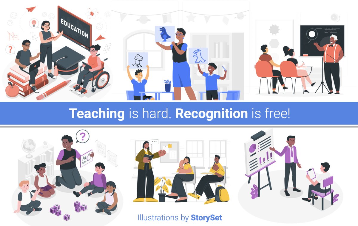 Teaching is hard. Recognition is free!

Which teachers in your life deserve a little recognition? Shout them out in the comments — You’ll brighten their day just like they brighten the days of countless students! 🍎✨

#TeacherAppreciation #Education #dtk12chat #TheMVSchool