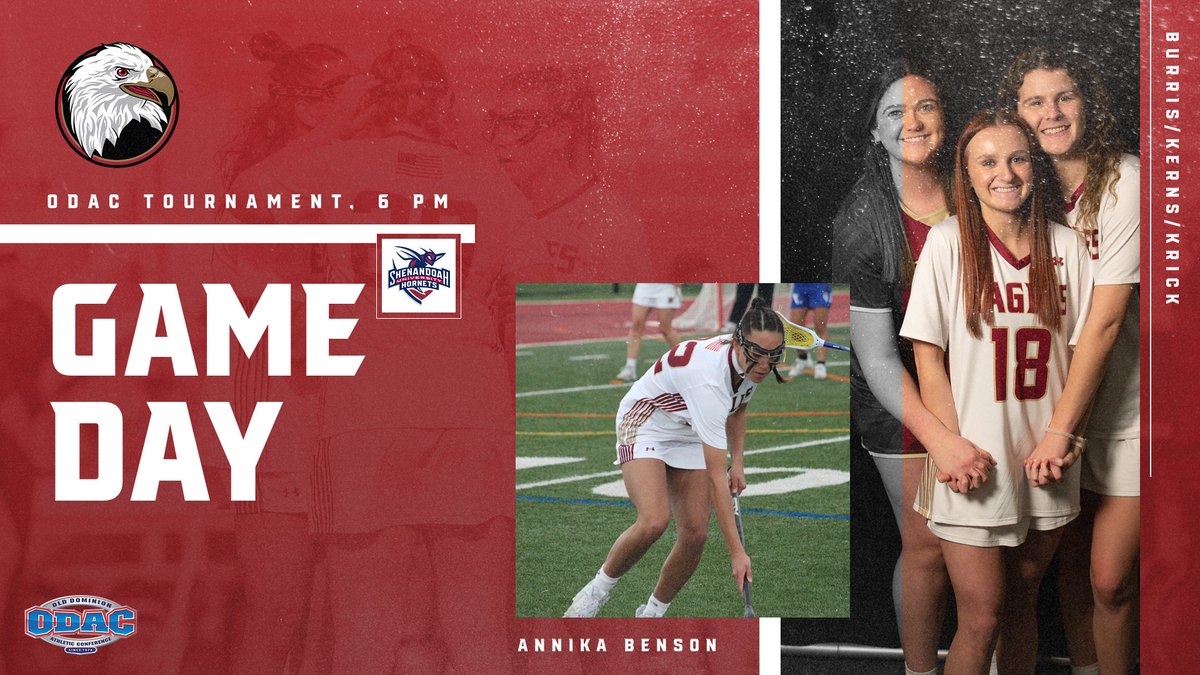 TOURNEY TIME! It's GAMEDAY for @BCEaglesWLax! 📅 5/2 ⌚️ 6 PM 🆚 No. 3 seed Shenandoah 📍 Winchester, Va. (Aikens Stadium) 📈 bit.ly/3nktFbU 📺 bit.ly/41VJC7z #BleedCrimson #GoForGold