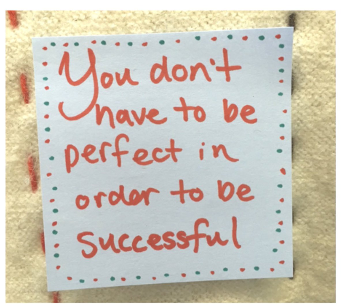 BarbyIngle's tweet photo. You're incredible, but you're also human. Success does not equal perfection. Give yourself room to be you. #IAm #MayWePrevail #PrevailingStill #MentallyMindful https://t.co/q389KV4Nif