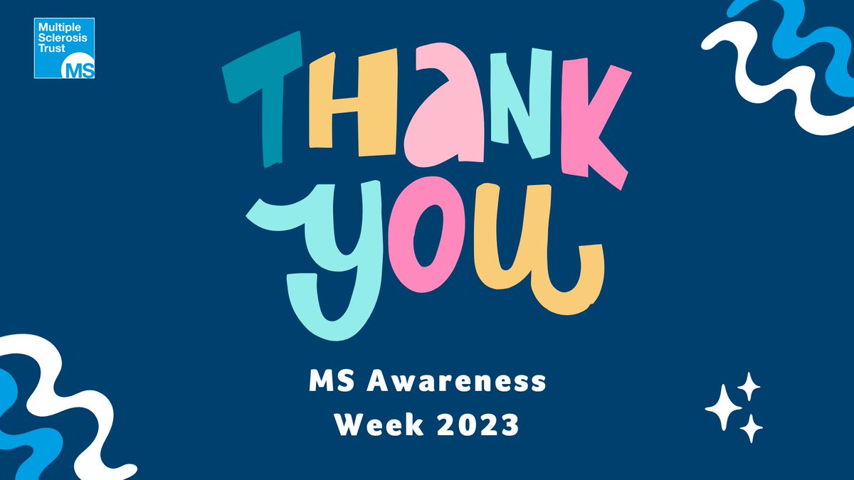 MSTrust's tweet image. THANK YOU to the #MS community for being so involved in this year&apos;s #MSAwarenessWeek campaign. It was so powerful to see all of your #MSMakesMe photos, videos and comments.

Thank you to our charity partners: @mssocietyuk @OvercomingMS @MS_Together_ @shiftms @MSUK6 @MSNTC_UK
