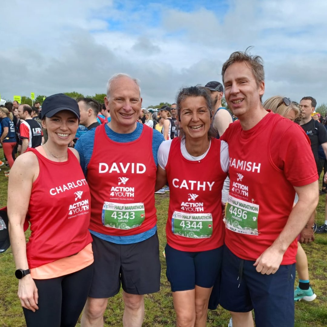 Action4Youth's tweet photo. As the old adage goes: always follows a marathon with a pizza. As Kaiden knows ๐
SO PROUD of our @mk_marathon runners. Thanks to everyone who ran & raised funds for #A4Y - including teams from @NHBC & @AlexanderCoEA ๐งก
#A4Yrunners https://t.co/nABpHXyuFC