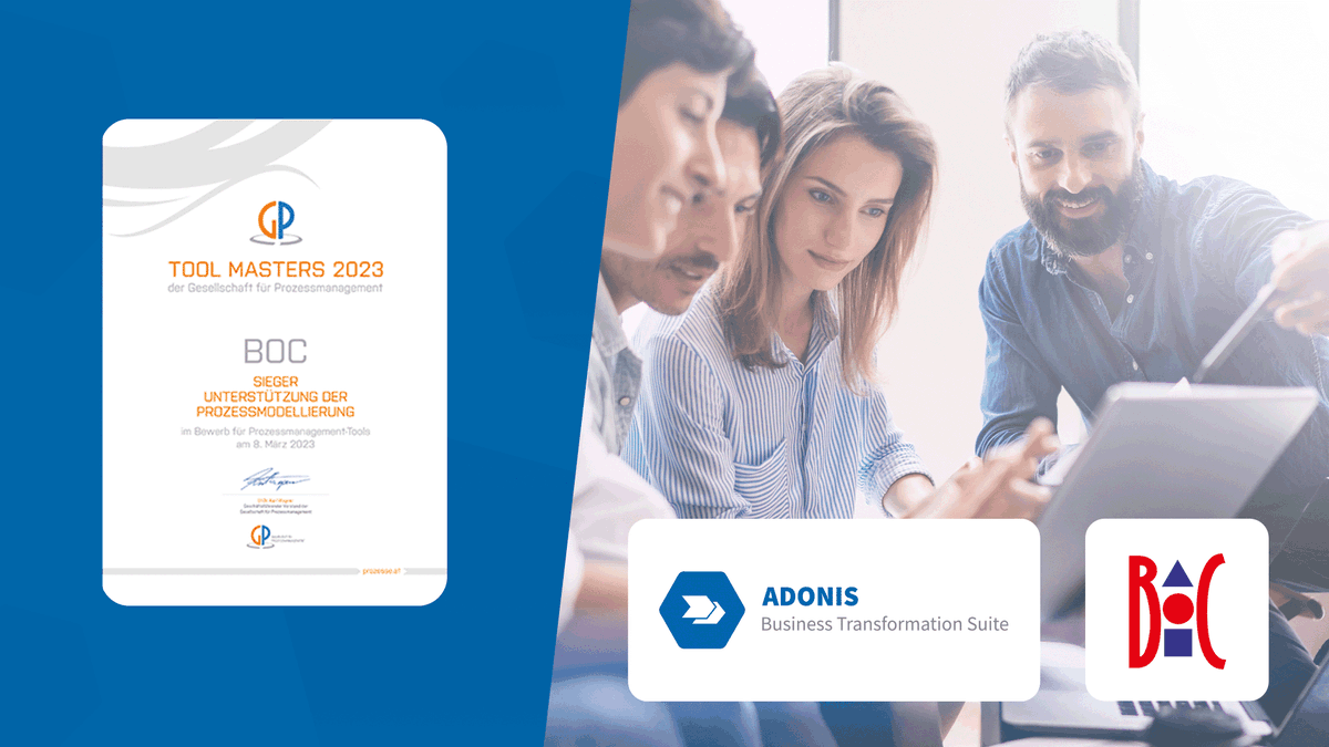Process Management Tool Masters 2023: BOC Group First In Process Modelling! 🥇 We're proud to have won the 1st place in the #ProcessModeling category, against 6 other #BPM vendors. Thanks to all participants who attended Tool Masters 2023. To learn more ➡️ ow.ly/qqZa50O8Ghz