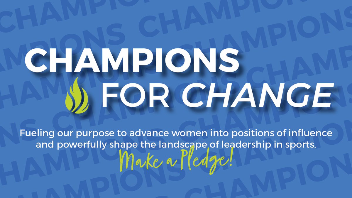 _WomenLeaders's tweet photo. Announcing our “Champions for Change” campaign: Highlighting our individual donors and a new pledge-giving level, the PowHER pledge! Our donors help fund our mission to develop, advance, and connect women working in sports!

🔗:  https://t.co/jaE2KMybx6

#WeAreWomenLeaders https://t.co/Y1nvQ3JS1T