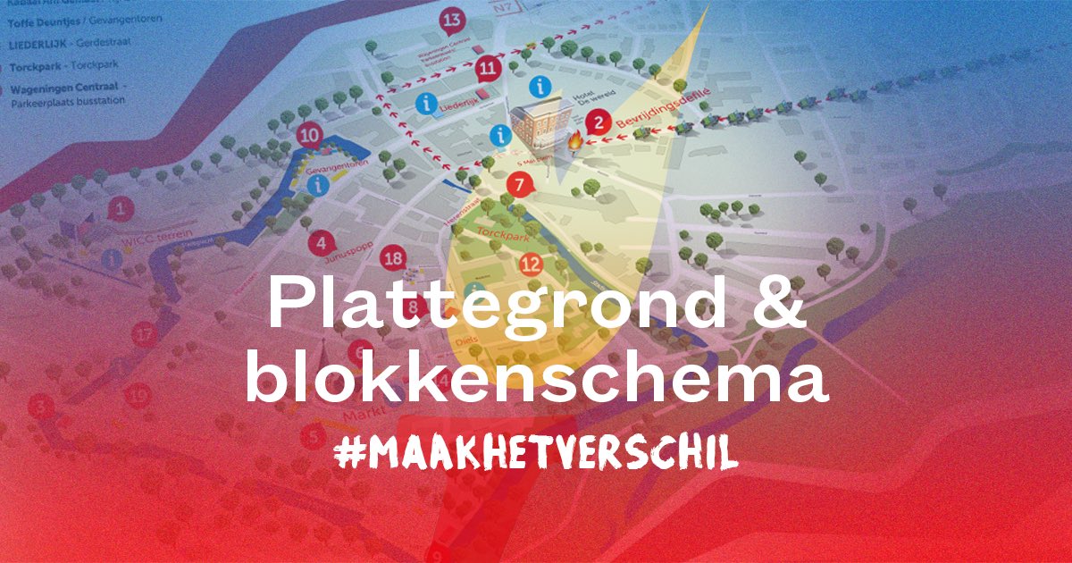 Plan nu jouw Bevrijdingsdag! De plattegrond van de ‘Stad der Bevrijding’ én het blokkenschema met alle artiesten die optreden tijdens het Bevrijdingsfestival staan nu online: wageningen45.nl/welkom-in-de-s…
Bij welk podia koester jij de Vrijheid op 5 mei?
#MaakHetVerschil