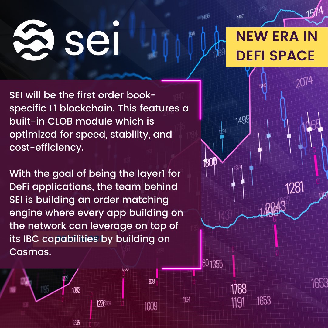 sophiealmirol's tweet photo. 1/5🧵 Why @SeiNetwork  is the Future of #DeFi🔥

If you're looking for a high-performance blockchain with a focus on reliability and security, look no further than Sei. 

#Seinetwork #Cosmos #Sei #blockchain #DeFi #Seilors #DEX #IBCGang #IBCseilors #Atlantic2 https://t.co/wMLCQKAfTy