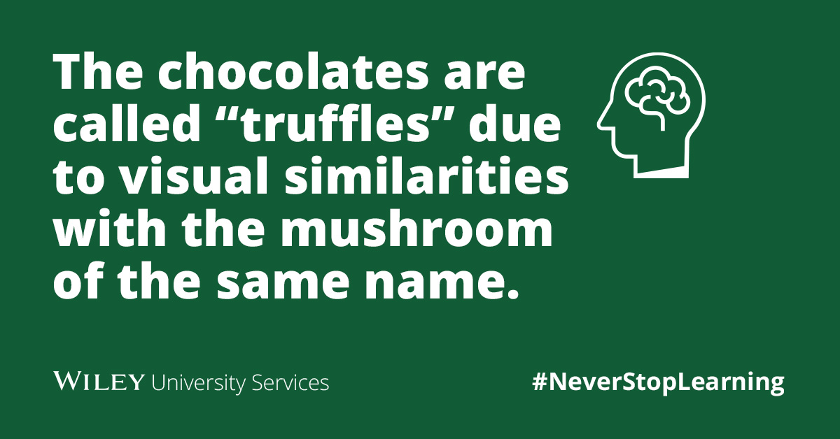 WileyUniServcs's tweet photo. Which truffle do you prefer? #NationalTruffle Day #NeverStopLearning #SmartToFinish https://t.co/PApg5Rq2jV https://t.co/sNdeP6MZWu
