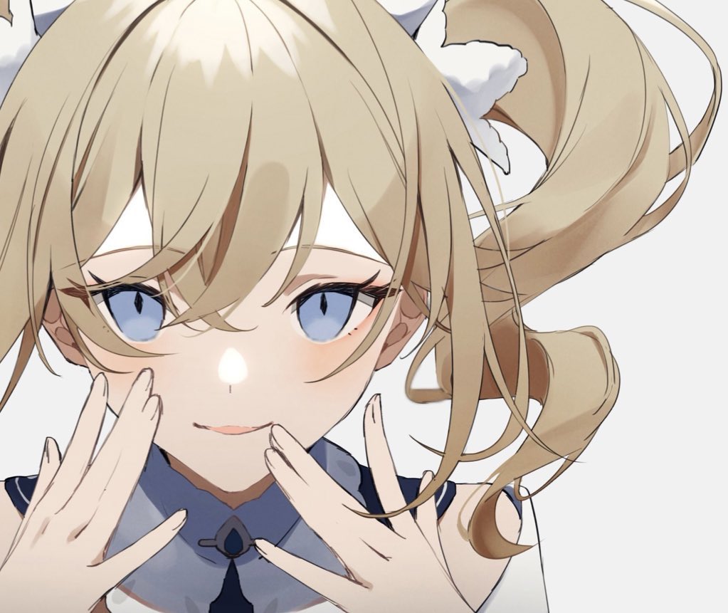 barbara (genshin impact) 1girl solo blue eyes twintails looking at viewer blonde hair simple background  illustration images