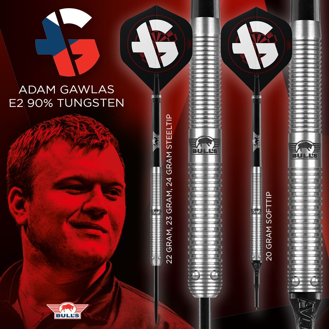 BullsDartsNL's tweet photo. 🚨NEW PRODUCT ALERT🚨

Adam Gawlas E2 90% Darts: designed for top performance and precision. These darts are perfect for professionals, casual players, and Adam Gawlas fans! https://t.co/xfe1uC3sPw