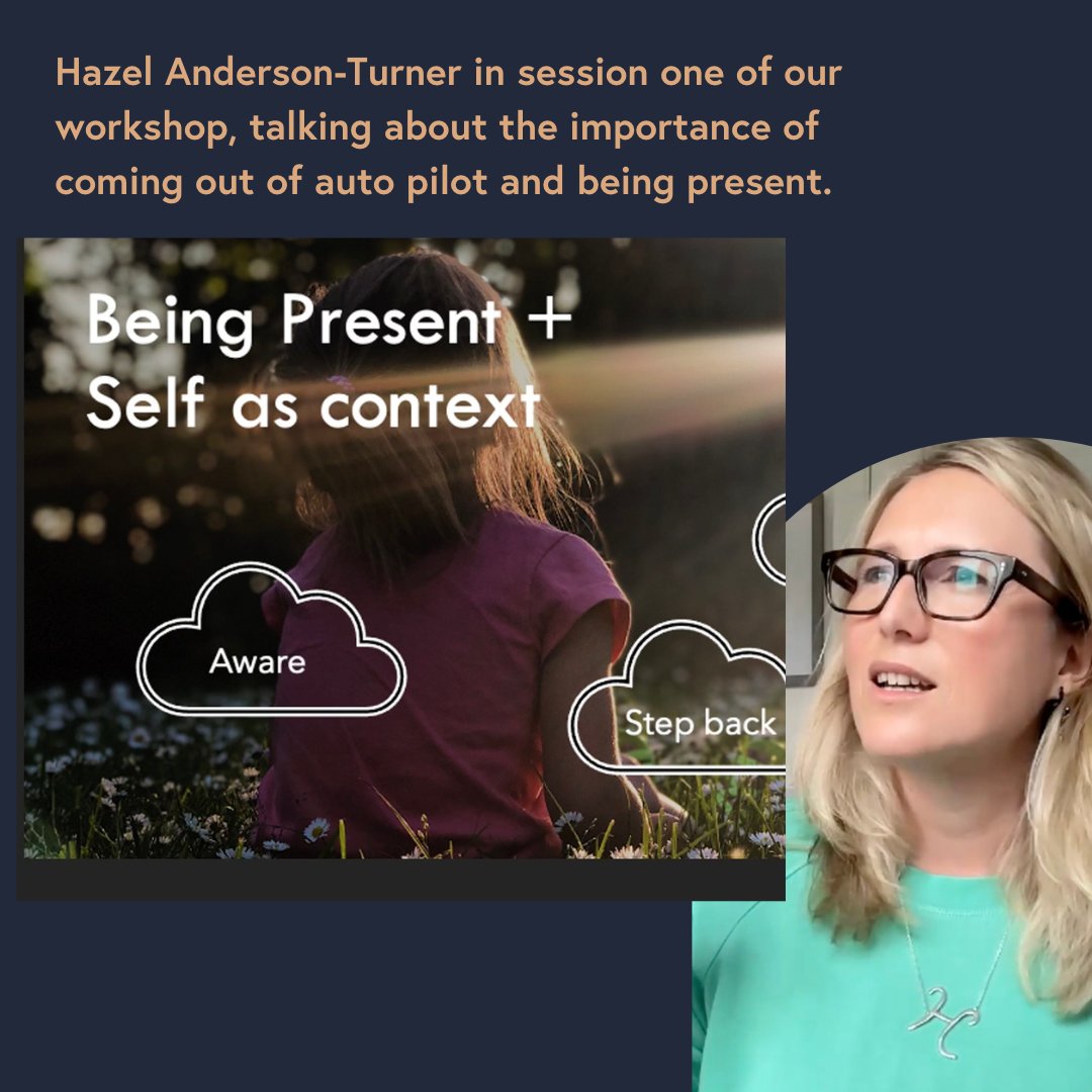 contextconsult's tweet photo. Hazel Anderson-Turner joined Contextual Consulting and our own Joe Oliver, for their workshop, ACTivate your coaching.
#workshop #live #liveworkshop #ACT #acceptanceandcommitmenttherapy #coaching #activate #autopilot #bepresent #selfascontext https://t.co/R4apPri7N0