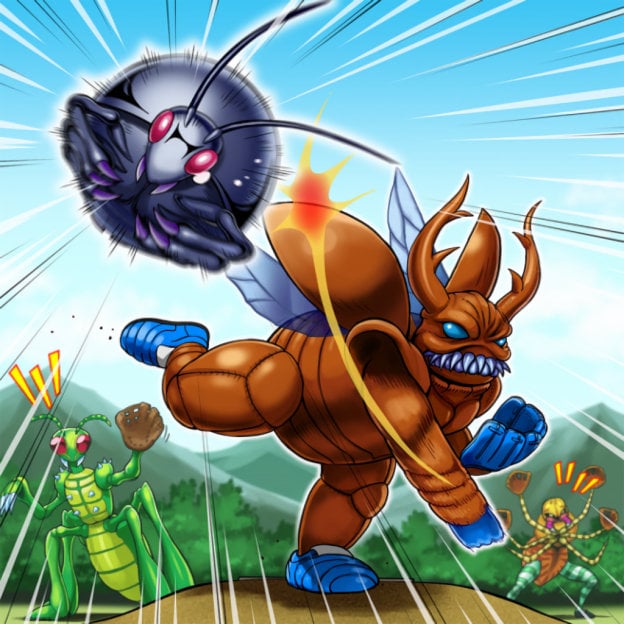 YGOPRODeck's tweet photo. Artwork Tuesday! π¨ Giant Ballpark with this brilliant technique! #yugioh #yugiohtcg #yugiart #tcgartwork #yugiohart https://t.co/g8CRcGzhJG