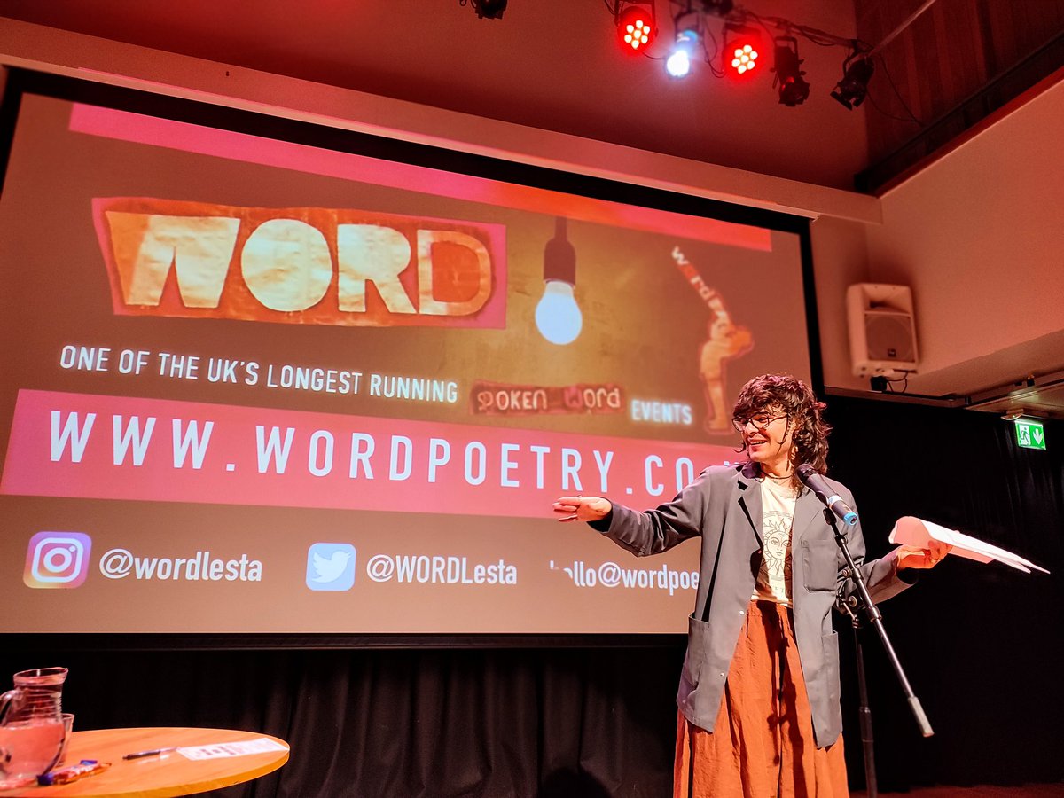 So - about last Thursday’s WORD! @attenboroughac..😮🤩 Thanx 2 extraordinary headlines #annawalsh & @sjsword; stunning open mic; gorgeous hosts @AbigailWillock & #noeponte & TimSayers 4 the pics.

Join us 4 more - AKA AfterWORD! this Thursday, May 4th @attenboroughac, 5.30-6.30pm