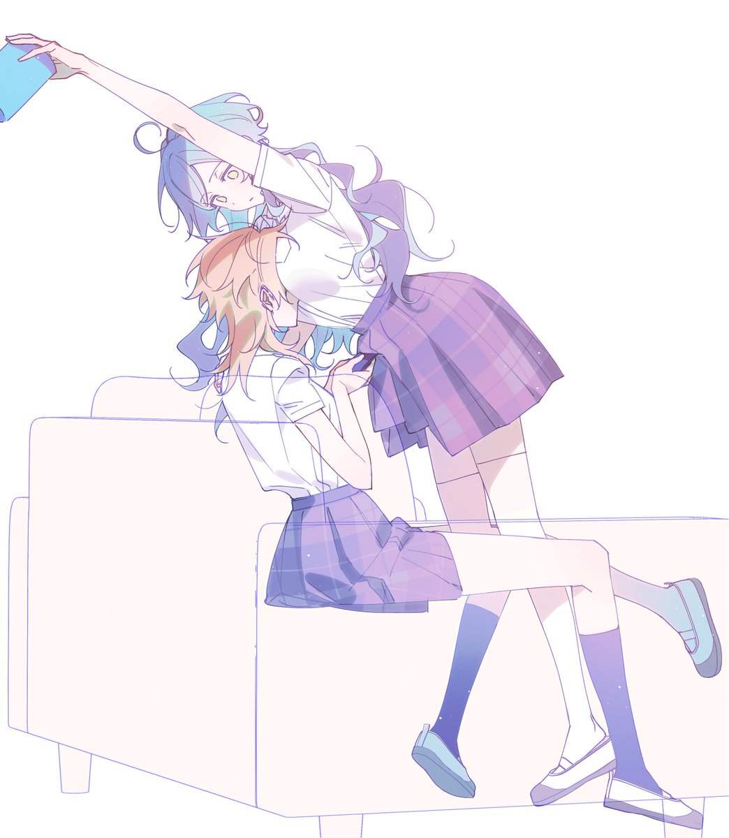 「[여체화/女体化] 카나타 군 나한테 너무 가까이 있는 거 아니야?  [C」|🌊🪼✨🩵히스💛✨🐠🐚のイラスト