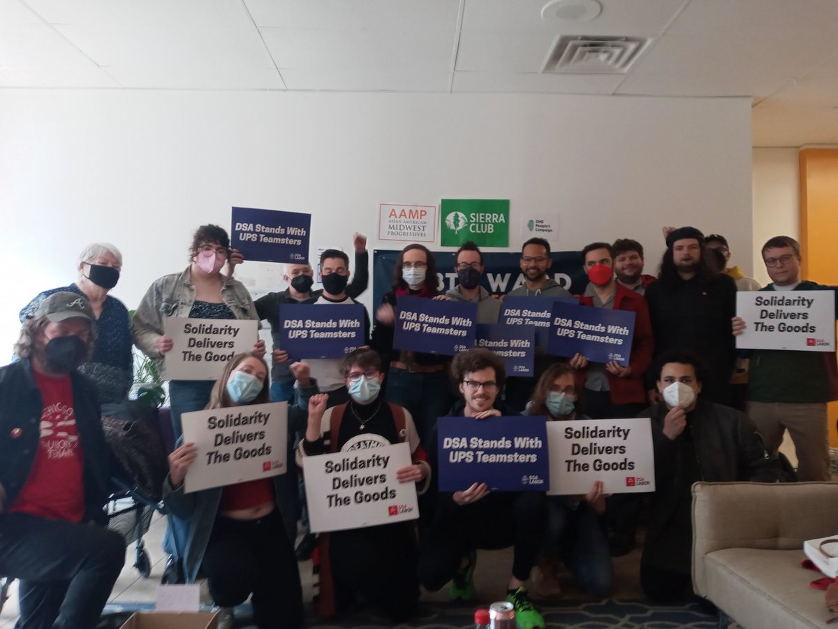 Solidarity Delivers The Goods! Thank you to everyone who turned out to our post-election discussions on May Day Eve. We have two more labor mass meetings planned for Sunday, May 7th —&gt;