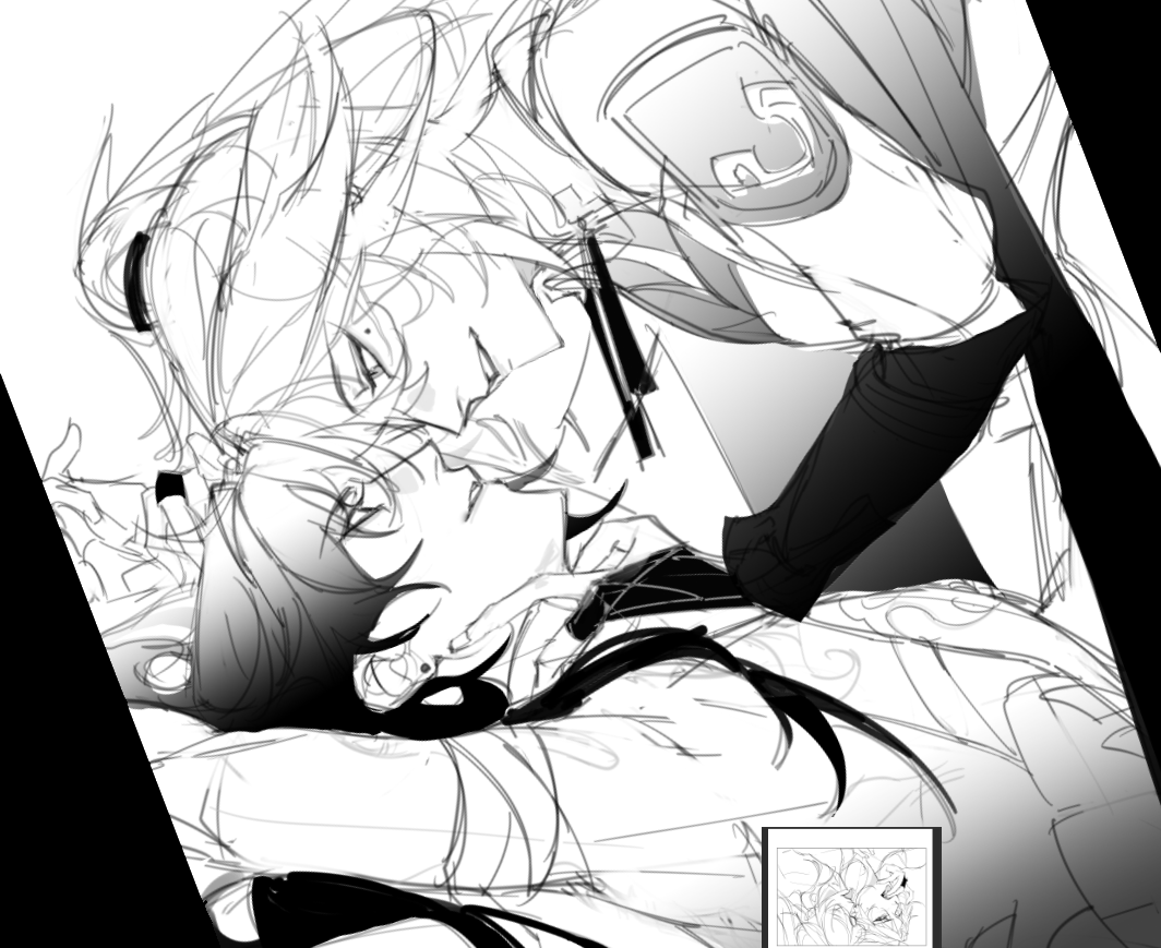 deciqm's tweet photo. jingren sketch. won't finish. lazy https://t.co/ZuvD4mQETO