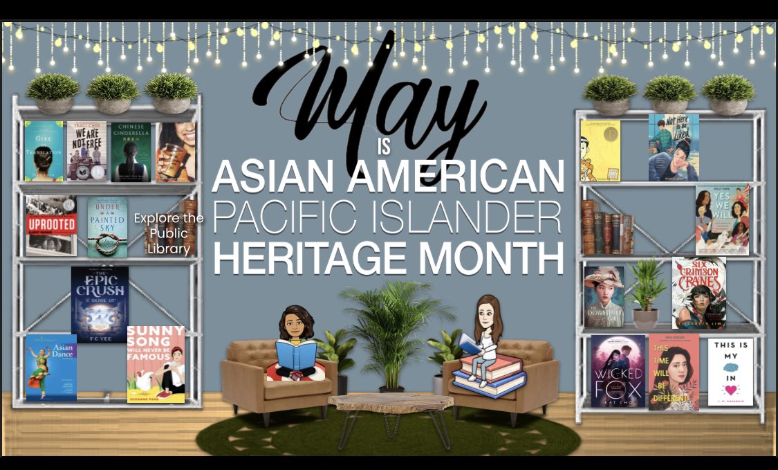 Henrico High School Library (@hhswarriorbooks) on Twitter photo Celebrating #asianamericanpacificislanderheritagemonth with some great reads you can access through our virtual displays(link in bio). Happy reading, everyone. β€οΈππ <a href="/hhs_prncpl/">Karin Castillo-Rose</a> <a href="/AshleyWalkerMEd/">Ashley Walker</a> <a href="/hcpslib/">HCPS Libraries</a> Celebrating #asianamericanpacificislanderheritagemonth with some great reads you can access through our virtual displays(link in bio). Happy reading, everyone. β€οΈππ <a href="/hhs_prncpl/">Karin Castillo-Rose</a> <a href="/AshleyWalkerMEd/">Ashley Walker</a> <a href="/hcpslib/">HCPS Libraries</a>