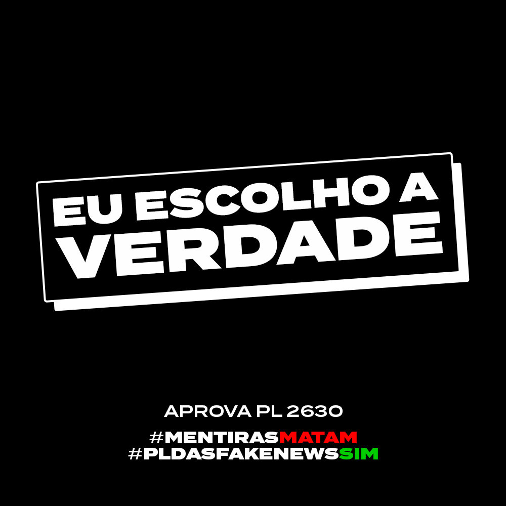Vortane's tweet photo. Vamos juntos dar um basta às mentiras que destróem #PL2630Sim #InternetSegura #PLContraFake https://t.co/nSU7FudfoS