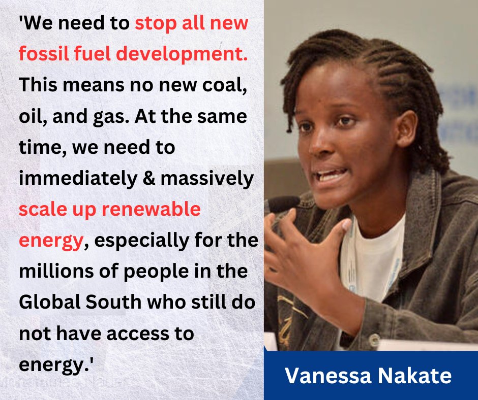 Greenpeaceafric's tweet photo. Big polluters must pay. They must:

Stop climate-wrecking activities!
Stop the involvement in new fossil fuel projects and shift to renewables!

Add your voice 👉 https://t.co/Gi1IrxH3By https://t.co/H7vOG4628D
