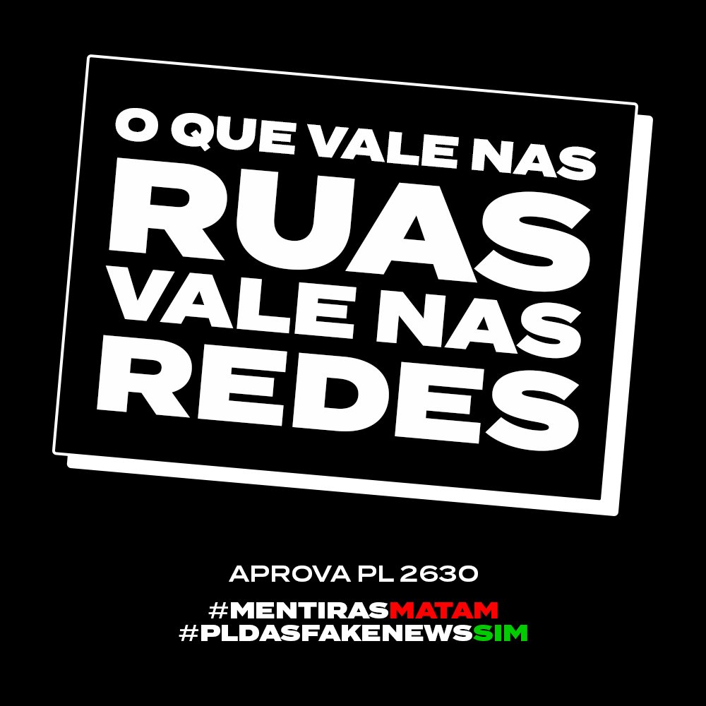Vortane's tweet photo. Combater o terrorismo digital não é censura, é responsabilidade com a vida e amor ao próximo #PL2630Sim #InternetSegura #PLContraFake https://t.co/LEXSUovQAP