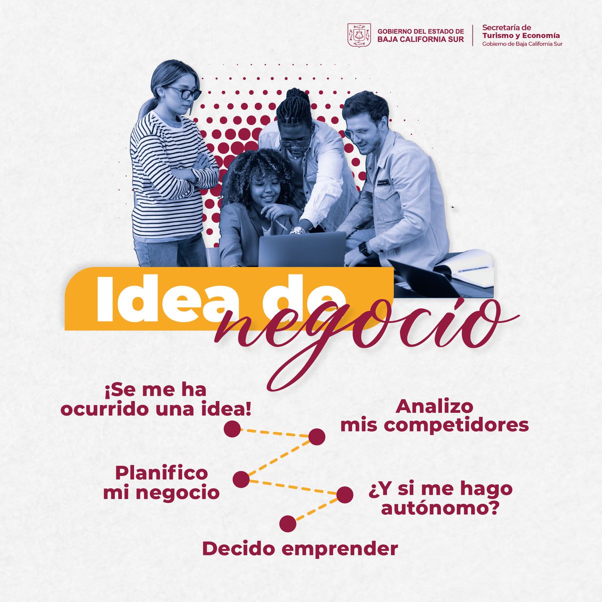 SECTURBCS's tweet photo. 📌¿Quieres emprender pero aún no sabes cómo? Aquí te compartimos una guía básica con algunas recomendaciones a seguir. #EconoTips #SETUE
🔗Para asesorías en programas de capacitación y financiamiento entra a: https://t.co/CVb9HgeLRA https://t.co/EFuuYfanXK