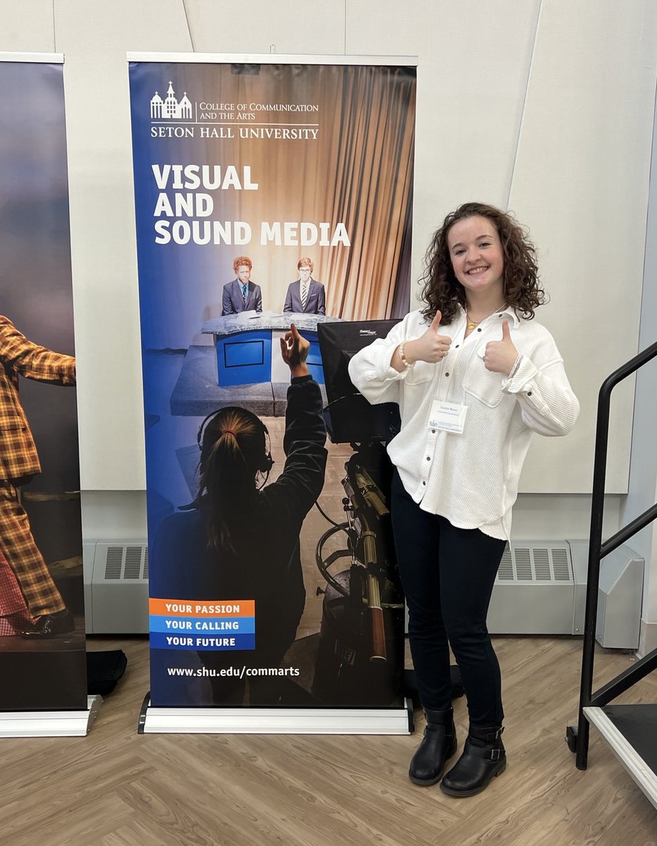 laurenreese328's tweet photo. Officially a Pirate at @SetonHall! Thank you to my friends, family, and faculty who have supported me and helped me decide. Truly cannot wait to take on this new adventure! 🏴‍☠️🎥💙 @HPRwildcats @JonTallamy @kfenlon67 @SeamusWCampbell @HighPointSTEM @BrianEmmaHP @becky_sarno https://t.co/NiGmiobXQs