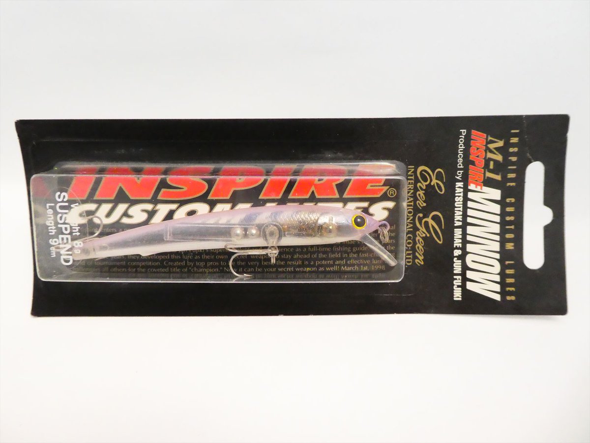 rainbow07718190's tweet image. EVERGREEN M-1 INSPIRE MINNOW "#104 Spring Blossom"   NEW Fishing Lure #EB8 ebay.com/itm/3854532677…

#Bass #Lure #UsedLure

#EVERGREEN
#M1INSPIREMINNOW
#FishingLure
