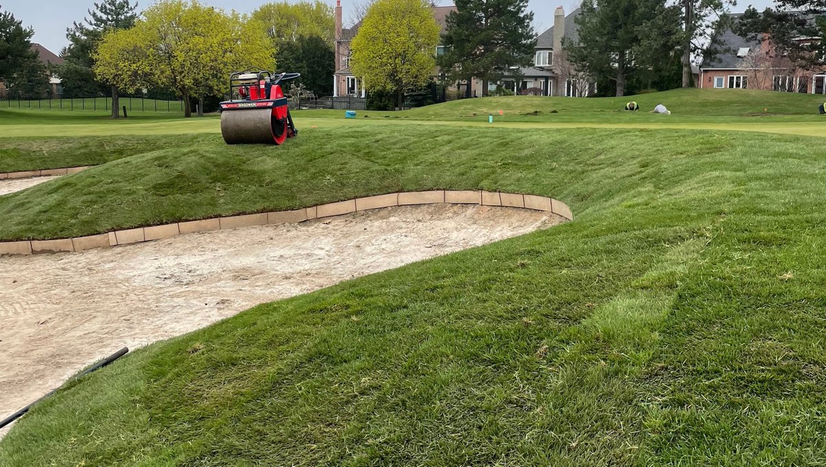 ZanderSod's tweet photo. Turf services first sod install of the season at Glen Abbey Golf Club. https://t.co/WvkmyMLgfD