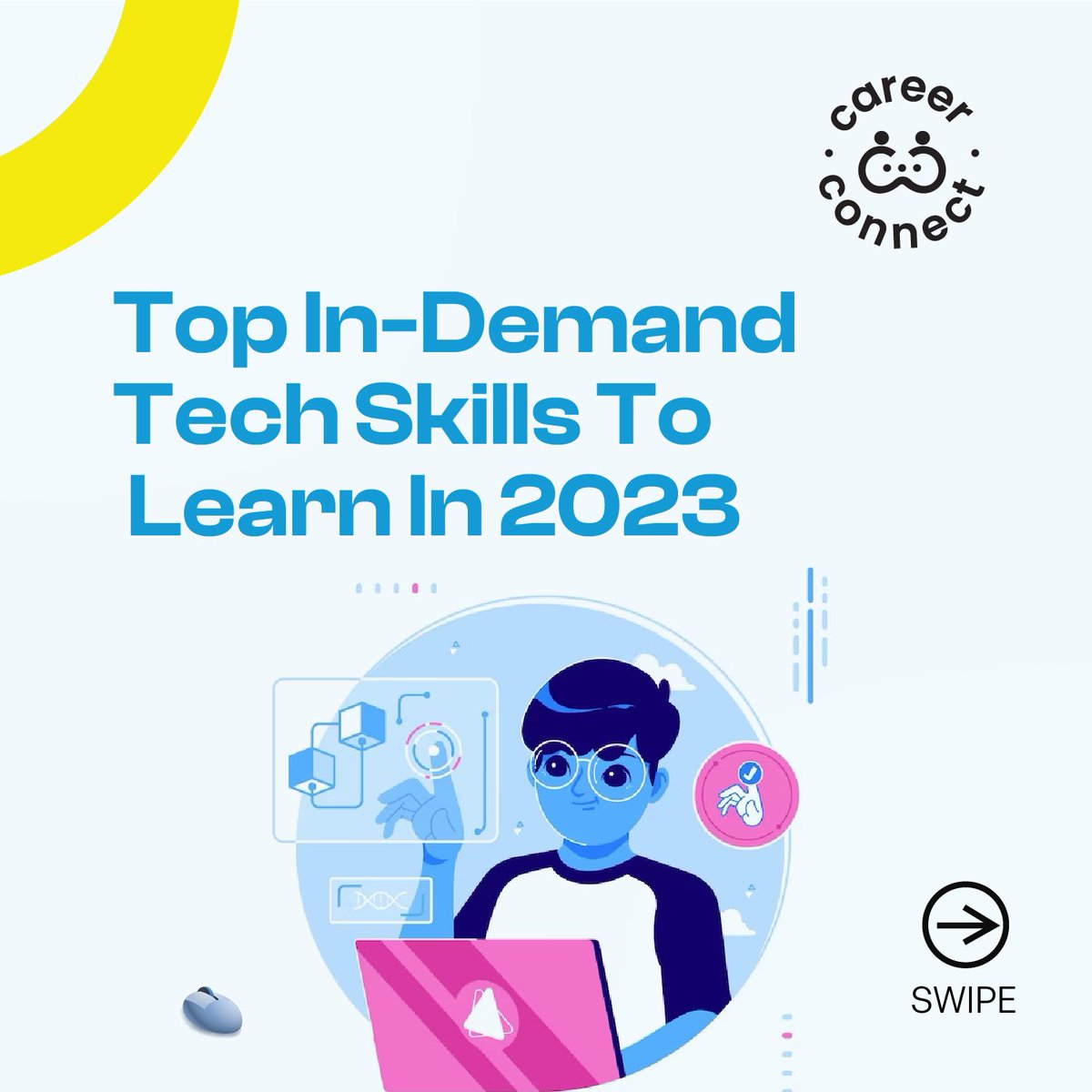 CareerConnectng's tweet photo. Looking to upskill in 2023?
These in-demand tech skills should be at the top of your list!
#careerconnectng #techskill #demandskill
1/2 https://t.co/oMJ4ctIF9u