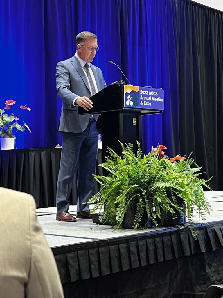 Plus Group, A Salas O'Brien Company (@processplus) on Twitter photo Congratulations to <a href="/grant_gmitchell/">Grant Mitchell</a>, who was appointed as President of The American Oil Chemists' Society for 2023-2024.
We're confident that Grant will lead the society with passion and dedication. Here's to another successful year ahead!
#engineeringexcellence #AOCS2023 Congratulations to <a href="/grant_gmitchell/">Grant Mitchell</a>, who was appointed as President of The American Oil Chemists' Society for 2023-2024.
We're confident that Grant will lead the society with passion and dedication. Here's to another successful year ahead!
#engineeringexcellence #AOCS2023