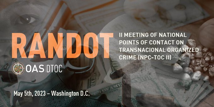 #Thisweek, the 2nd Meeting of National Contact Points on Transnational Organized Crime of the
@OAS_official
is being held in Washington DC 🇺🇸 to analyze the renewed challenges posed by the fight against #OrganizedCrime in the 📷 #OAS #OAS_DTOC #RANDOT