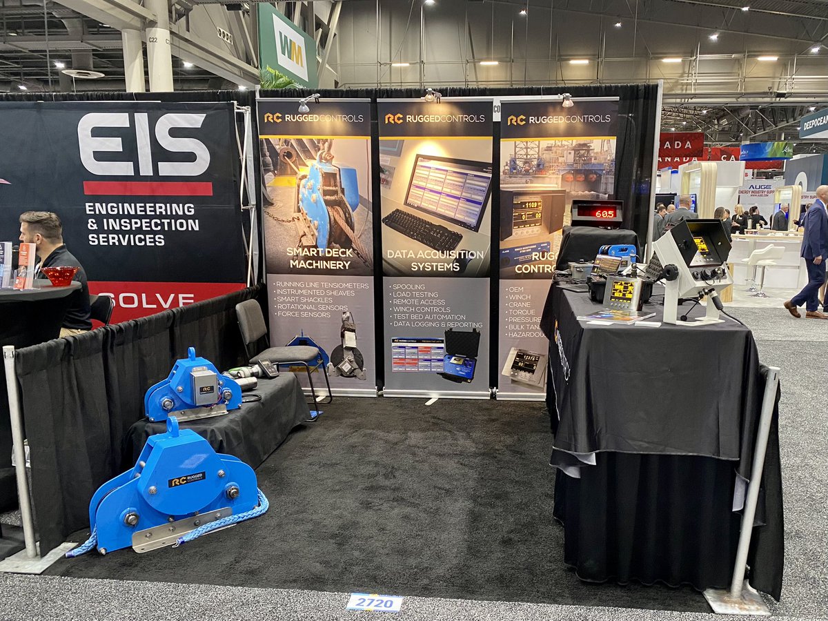 ruggedcontrols's tweet photo. Ready for day 2 - #otc2023 https://t.co/dEJLFpPe16