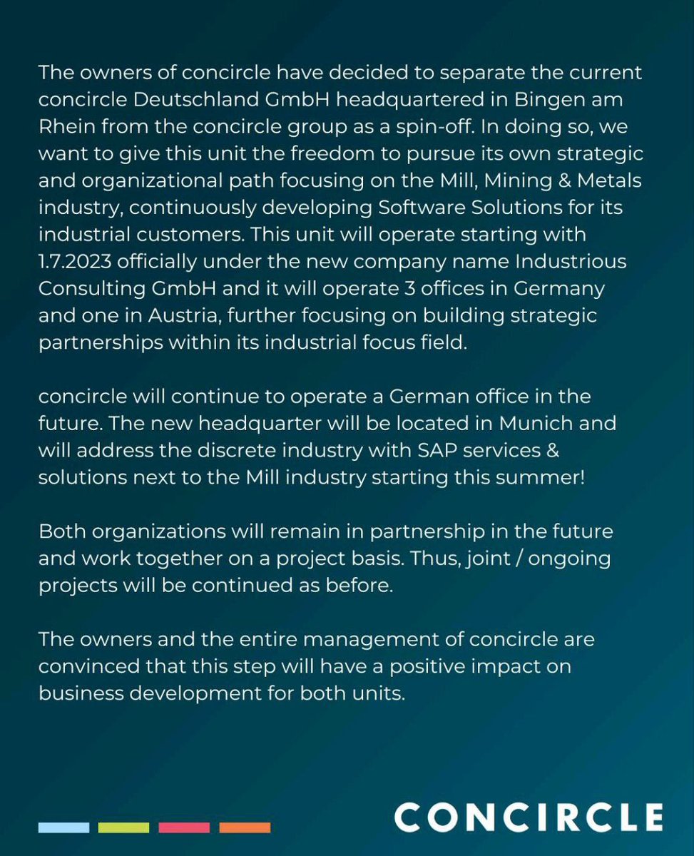 andromeda_IX's tweet photo. official news.

opening 4 offices dedicated to implementing $UBT solutions for the mining and metals industry. this is more bullish than every #crypto youtuber combined. #enterprise #adoption  
Unibright partner, Concircle have an illustrious list of clients 👀 
2 just went live. https://t.co/MqDjIDctUH
