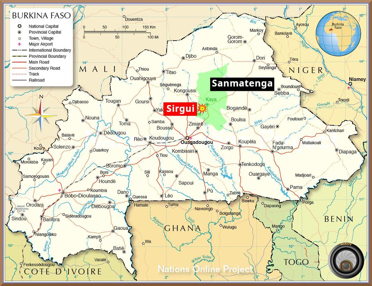 Wamaps_news's tweet photo. #Burkina 🇧🇫 | le 01/05, la localité de #Sirgui, commune de #Boussouma (#Sanmatenga) connaît une nouvelle attaque par des #HANI.
🔴 On compte des pertes en vies humaines et des dégâts matériels importants mais le bilan définitif reste inconnu.
Source @minute_bf. https://t.co/7R7pMTAIAd