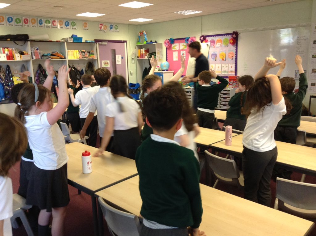 Year 3 enjoying their next 'walk through the bible' session #swhre