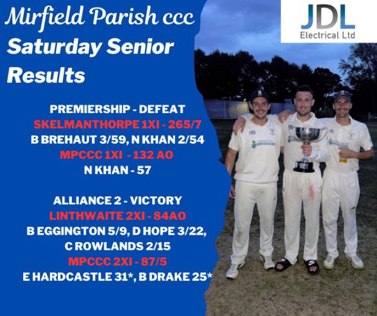 Mirfield Parish Cavaliers CC tweet media