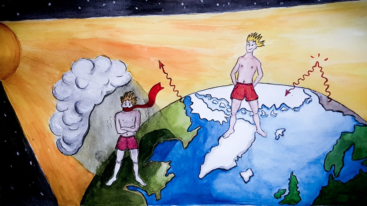 CRiceS PhD student Anderson Da Silva presented his thesis on modeling of aerosols-mixed phase clouds interactions in the #Arctic 🌧️
What a poetic speech for <a href="/MT180FR/">MT180</a> on the importance to understand the role of clouds &amp; aerosols in the #climate system 👏
crices-h2020.eu/news/anderson-…