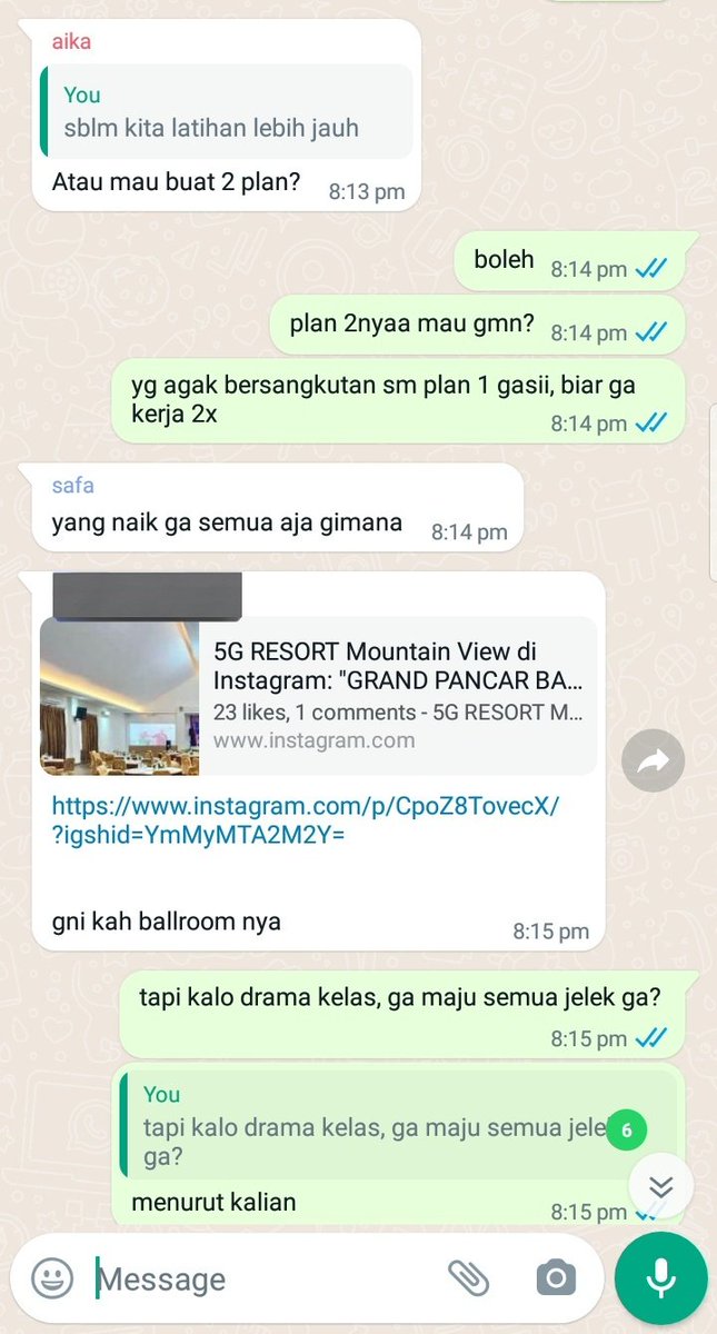 beberapa hari kedepan ak ga up progress dulu gess, mau ngurusin perpisahan duluuuu. hari ini nambah 1 masalah, ternyata panggungnya ga sebesar yg kita pikirkan huhuhu t___t